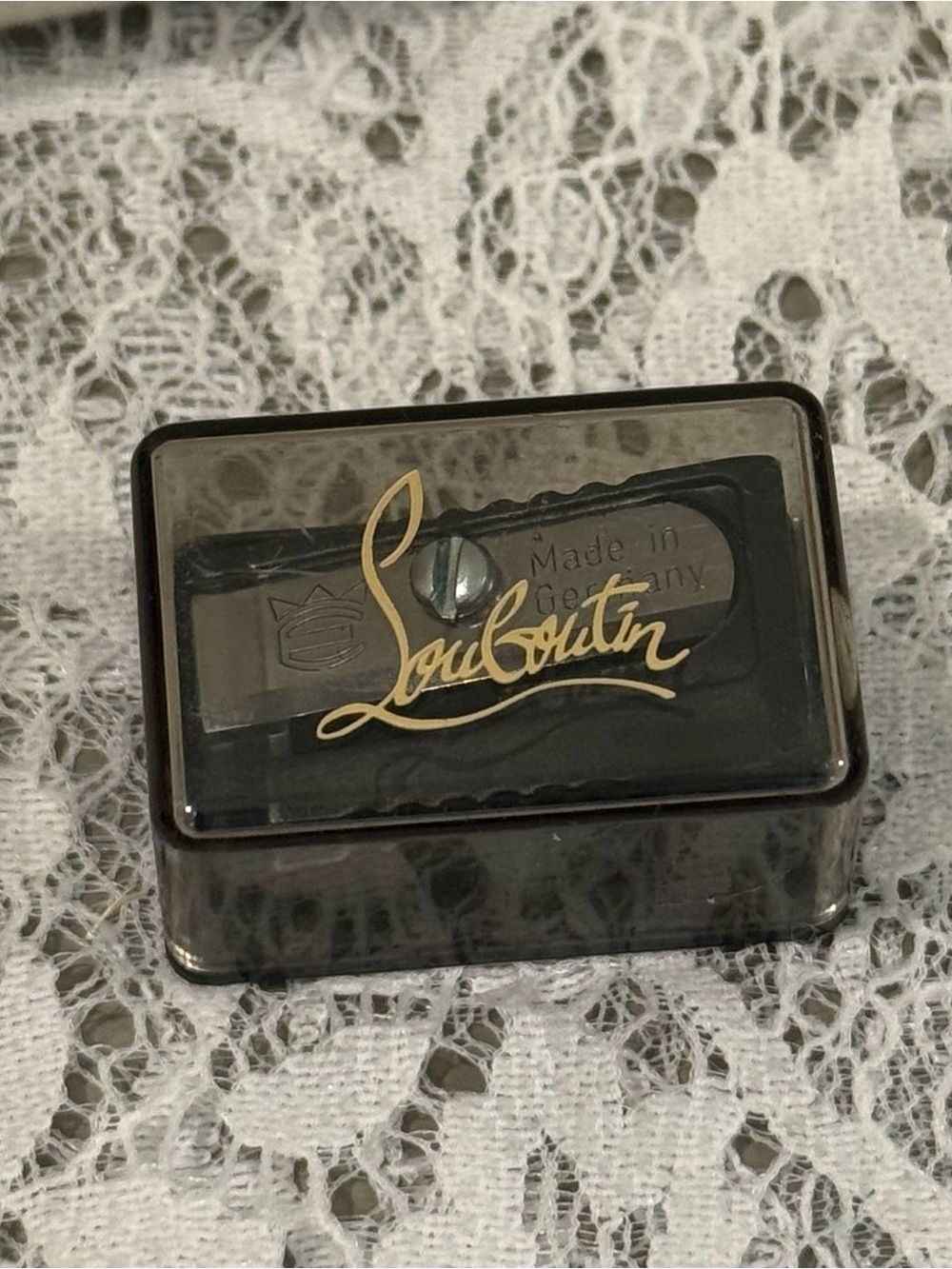 Christian Louboutin Black Compact Pencil Sharpener